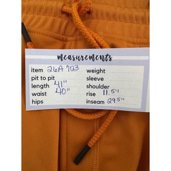 NWT Under Armour XL Mens Jogger Pants Orange Loose Fit 100% Polyester - Picture 8 of 16